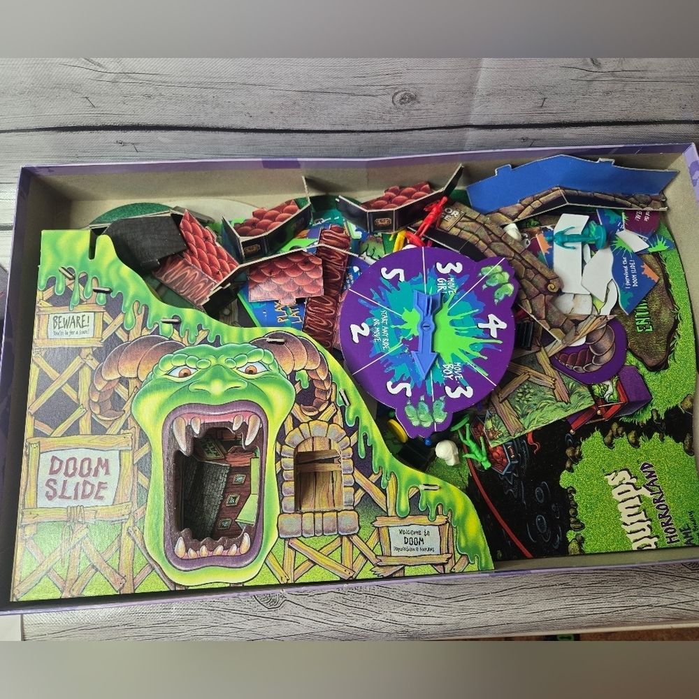 Milton Bradley Company 1996 Goosebumps One Day at Horror Land Board Game - Picture 4 of 5